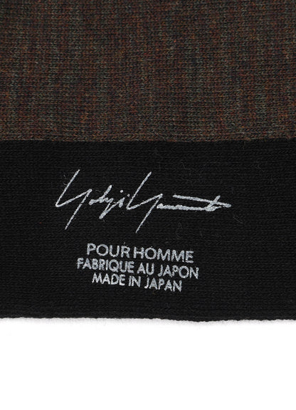 C/AC RIBBED PILE RIBBED SOCKS