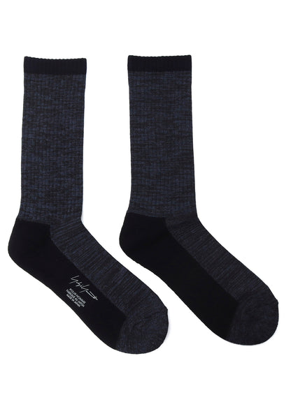 C/AC RIBBED PILE RIBBED SOCKS