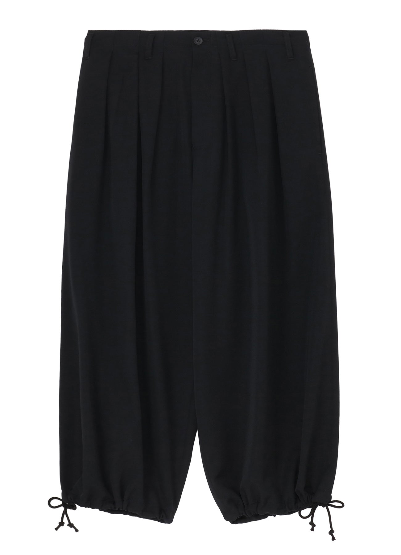 WOOL GABARDINE THIN BALLOON PANTS
