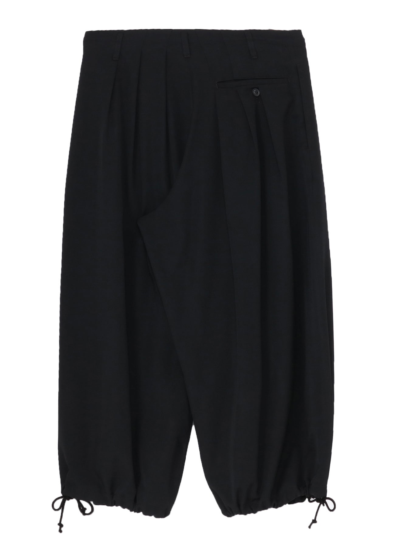 WOOL GABARDINE THIN BALLOON PANTS