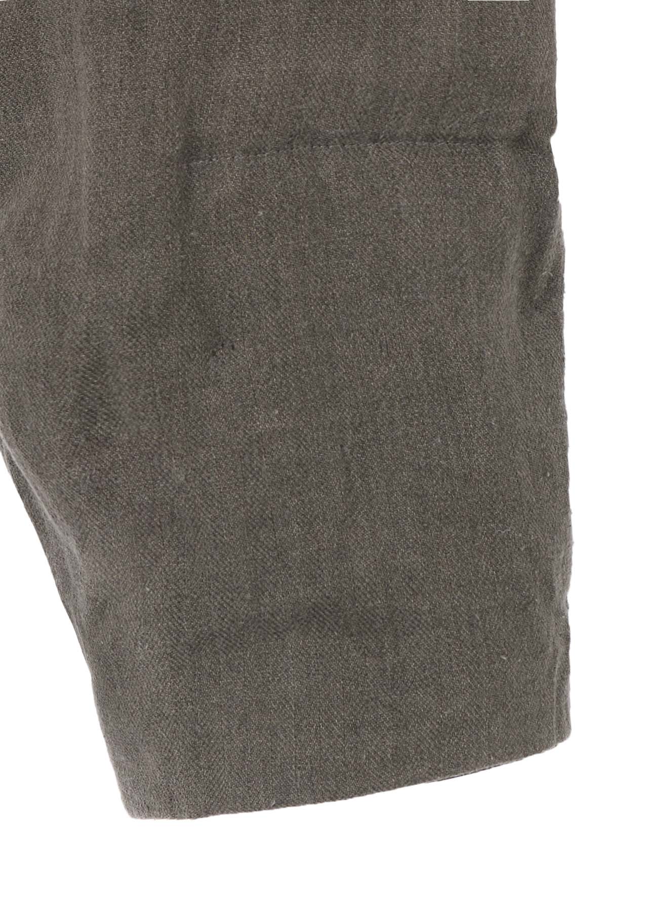 SILK LINEN INKED KNEE TAB PADDED PANTS