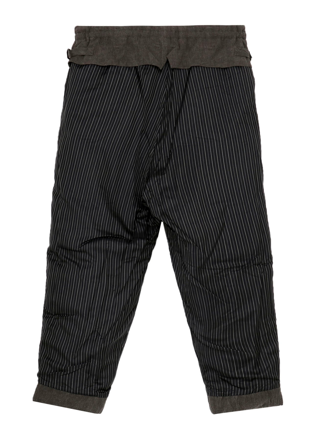 COTTON LINEN SHEETING HORIZONTAL PADDED PANTS