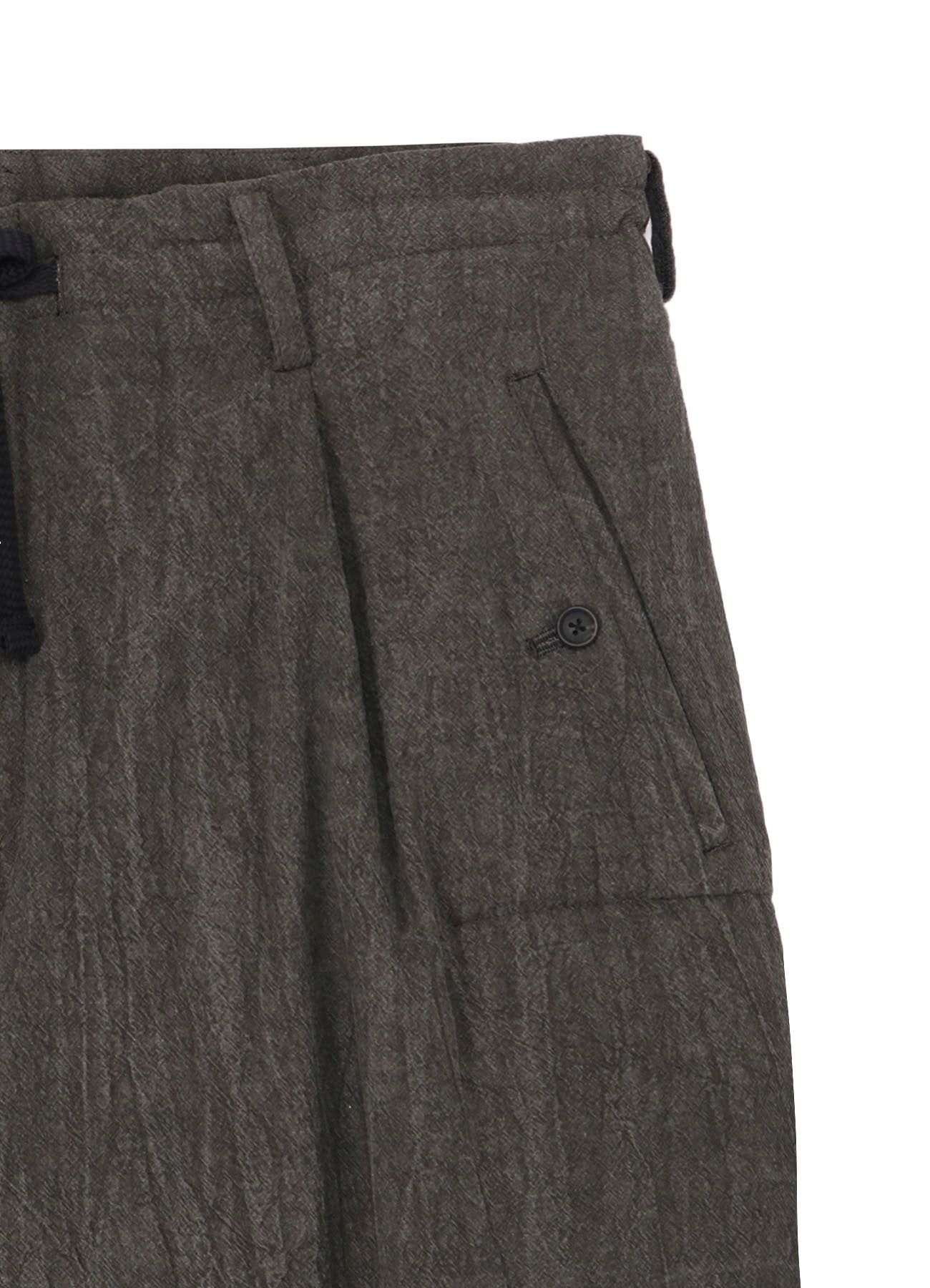 COTTON LINEN SHEETING HORIZONTAL PADDED PANTS