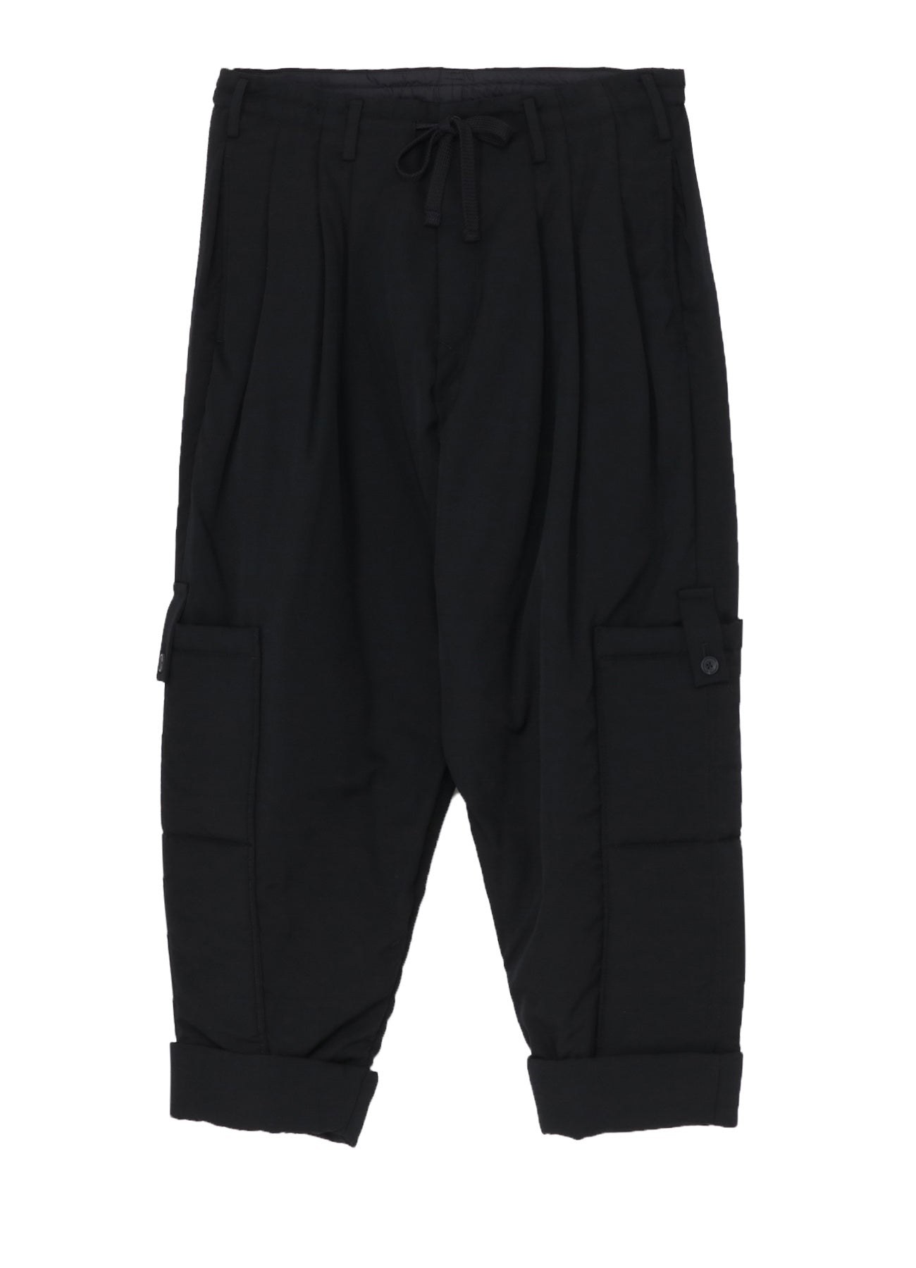 WOOL GABARDINE OUTER POCKET PANTS