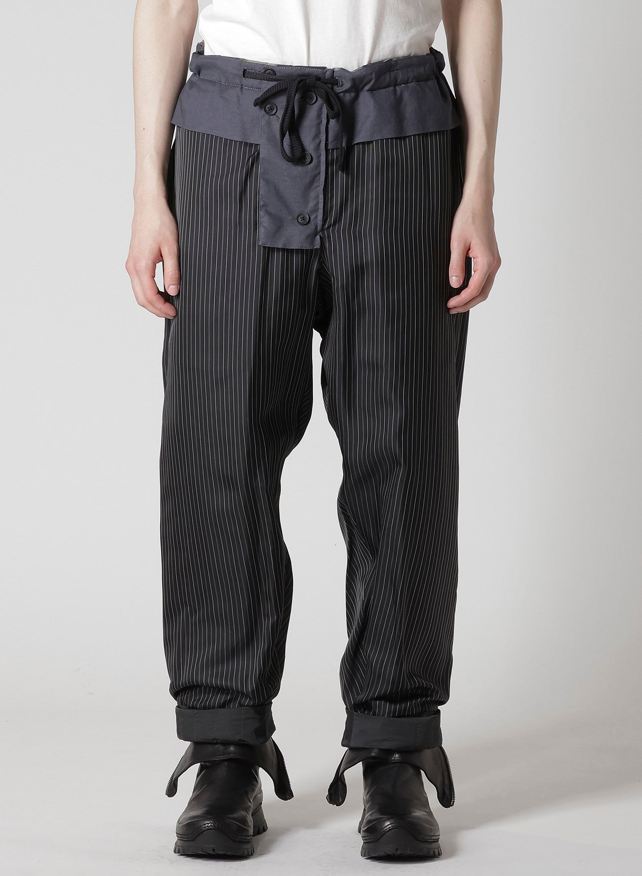 COLOR ADJUSTMENT PRINTED PADDED PANTS