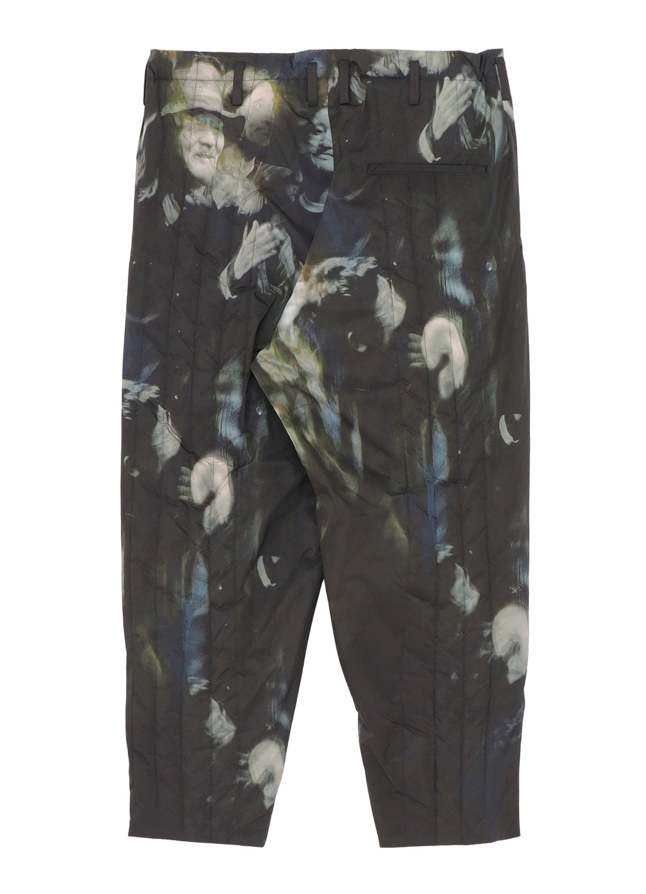COLOR ADJUSTMENT PRINTED PADDED PANTS
