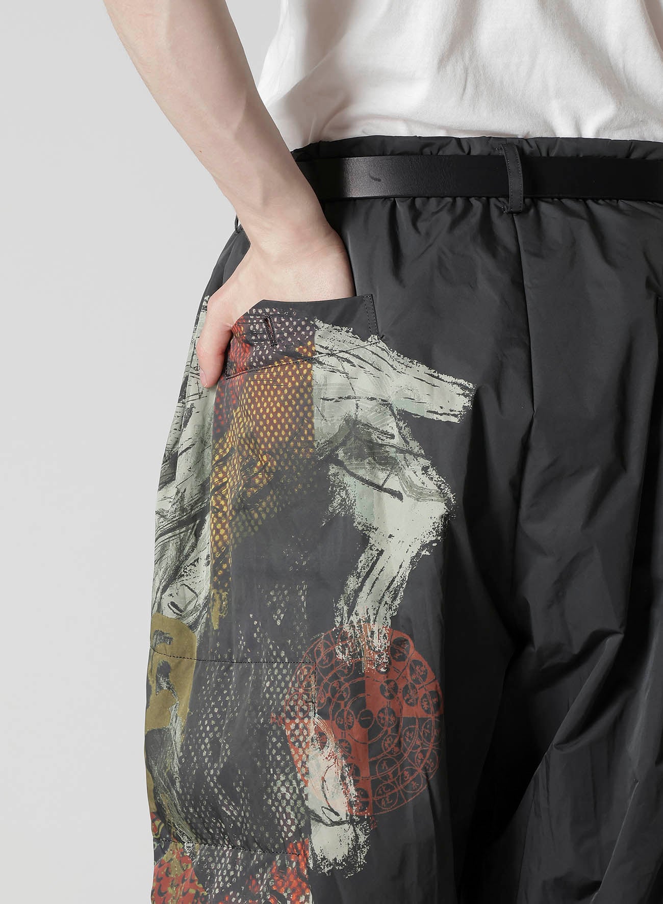 KNEE TAB PADDED PRINTED PANTS