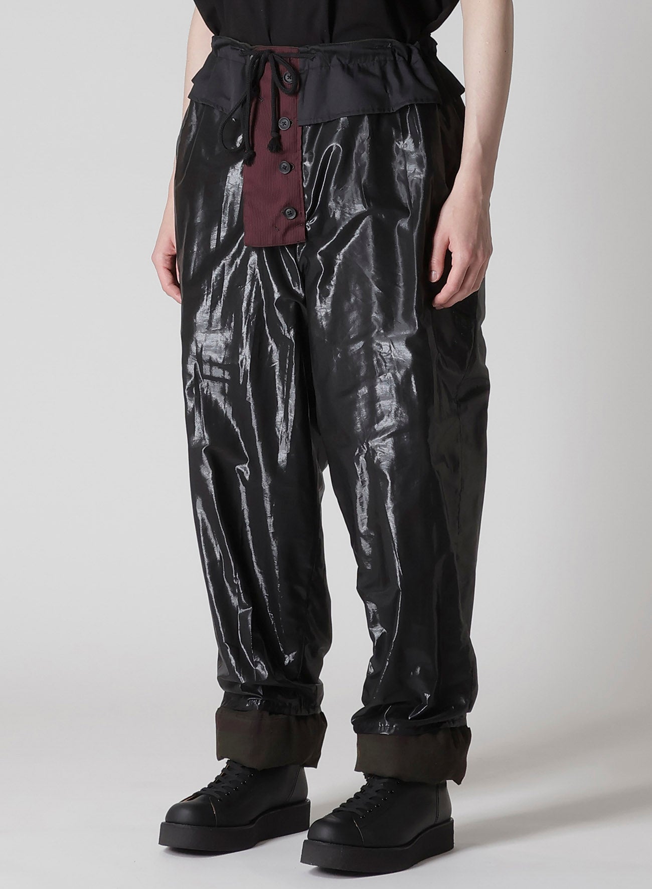 I MADRAS INK-D PLAID GUSSET PKT PANTS