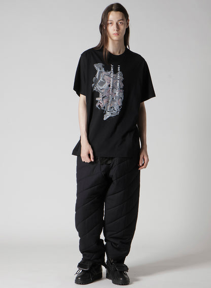 SILK NEP TWEED SIDE POCKET PANTS WITH LINER