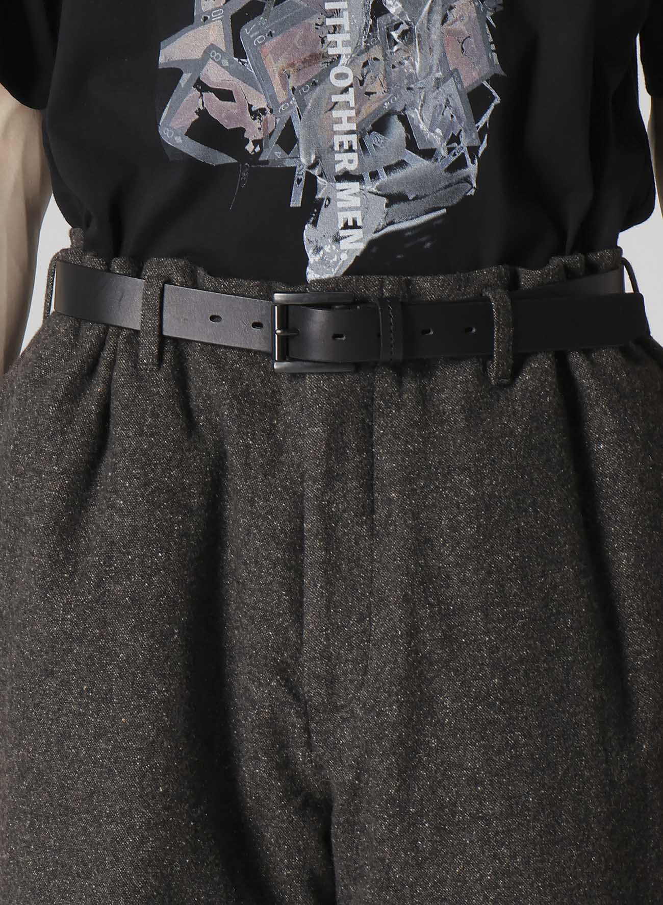 SILK NEP TWEED SIDE POCKET PANTS WITH LINER