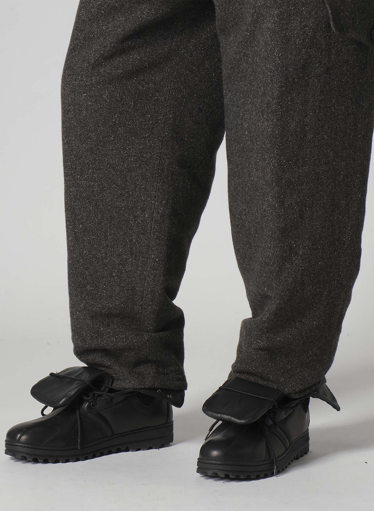 SILK NEP TWEED SIDE POCKET PANTS WITH LINER