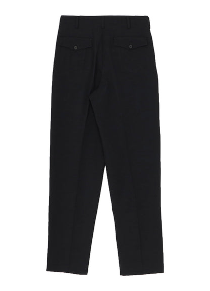 SUIT GABARDINE 2 TUCKS PANTS