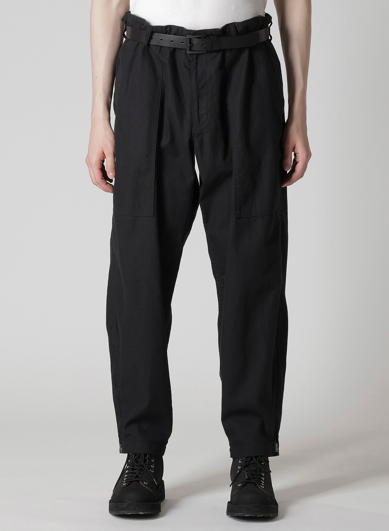 BS HERRINGBONE HEM ZIP PAINTER PANTS