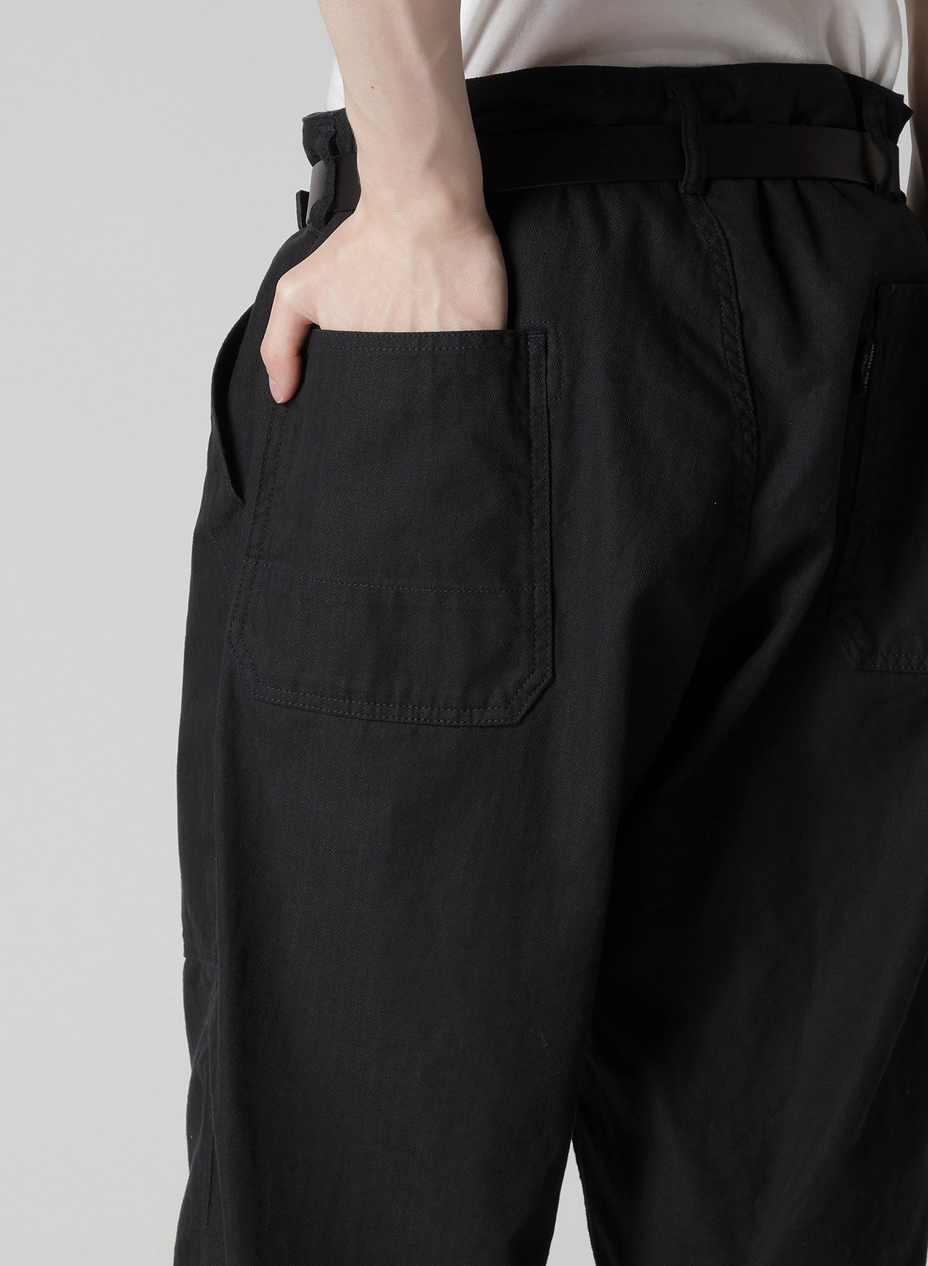 BS HERRINGBONE HEM ZIP PAINTER PANTS