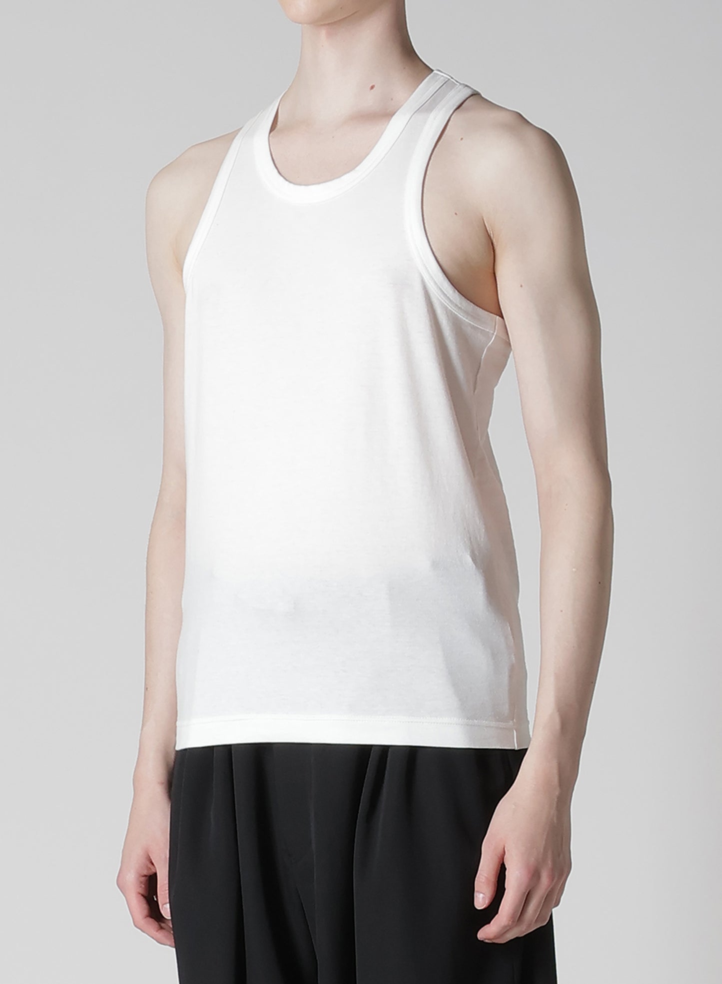 COTTON SINGLE JERSEY X TANK TOP