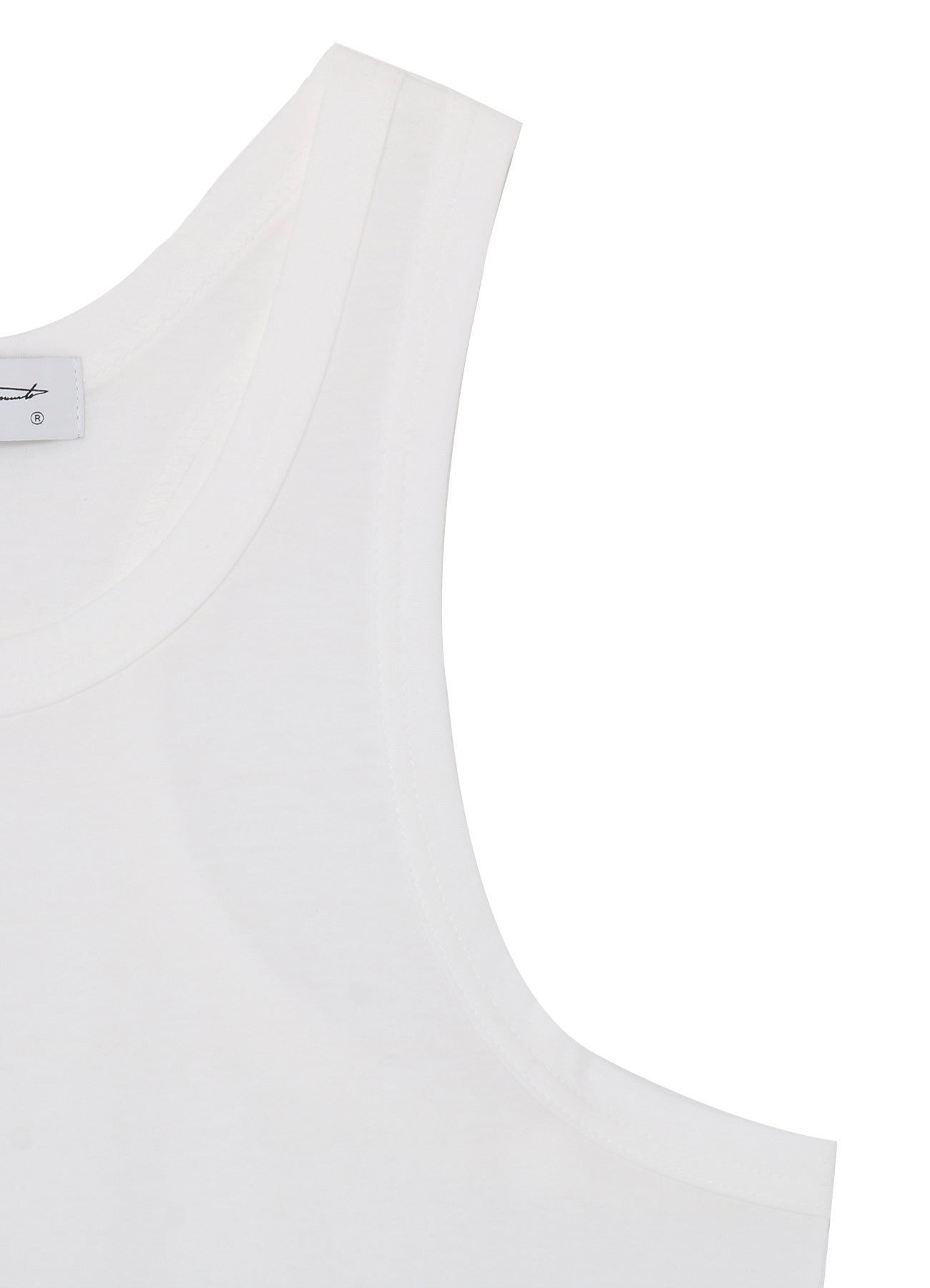 COTTON SINGLE JERSEY X TANK TOP