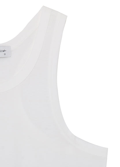 COTTON SINGLE JERSEY X TANK TOP