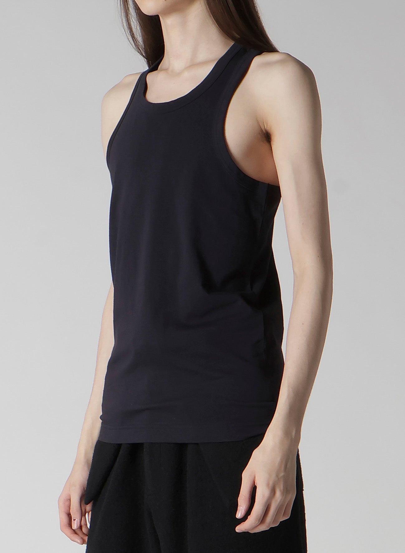 COTTON SINGLE JERSEY X TANK TOP