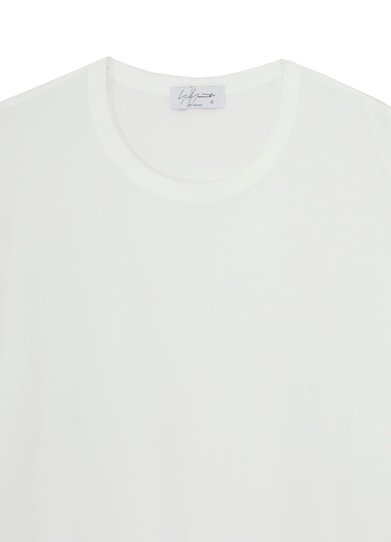 COTTON SINGLE JERSEY ROUND NECK SHORT SLV T