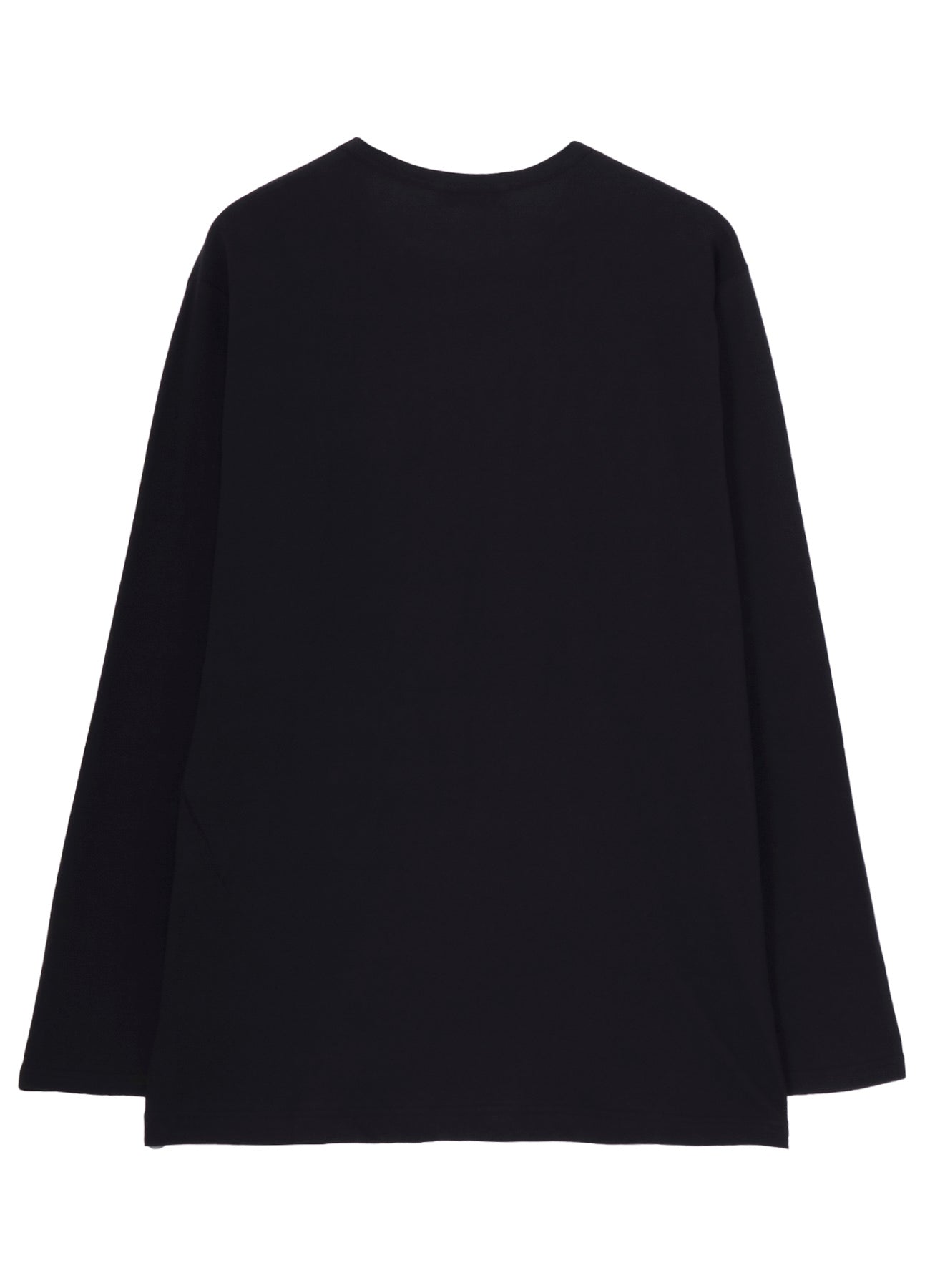 COTTON SINGLE JERSEY ROUND NECK LONG SLV T