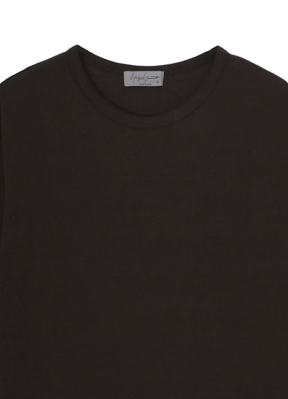 COTTON SINGLE JERSEY ROUND NECK LONG SLV T