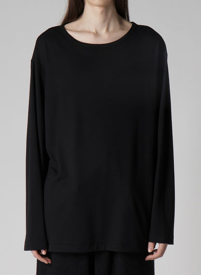 1/80 WASHABLE WOOL INTERLOCK ROUND NECK LONG SLV T