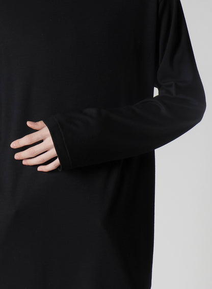 1/80 WASHABLE WOOL INTERLOCK ROUND NECK LONG SLV T