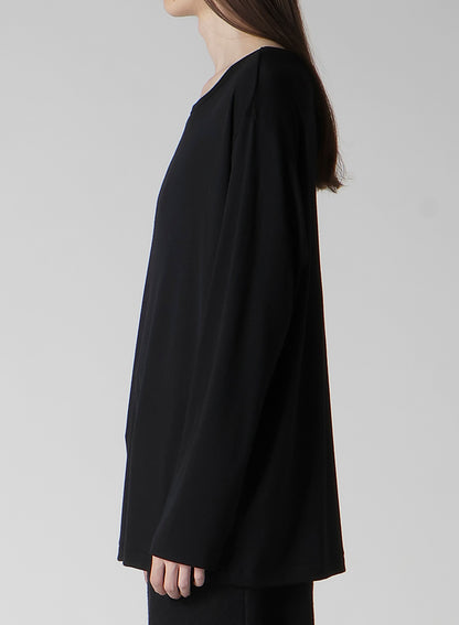 1/80 WASHABLE WOOL INTERLOCK ROUND NECK LONG SLV T