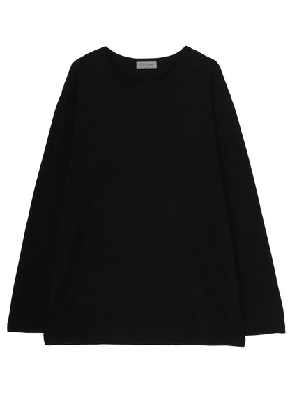 1/80 WASHABLE WOOL INTERLOCK ROUND NECK LONG SLV T