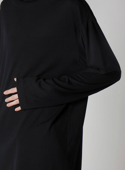 1/80 WASHABLE WOOL INTERLOCK TURTLE NECK LONG SLV