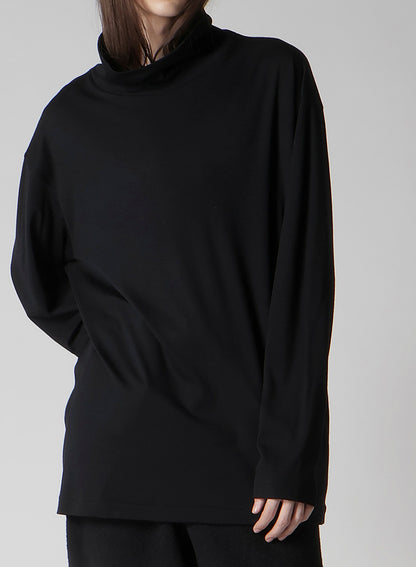 1/80 WASHABLE WOOL INTERLOCK TURTLE NECK LONG SLV