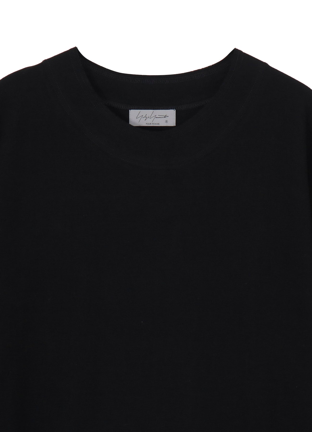 PURL STITCH RAW EDGE LS T