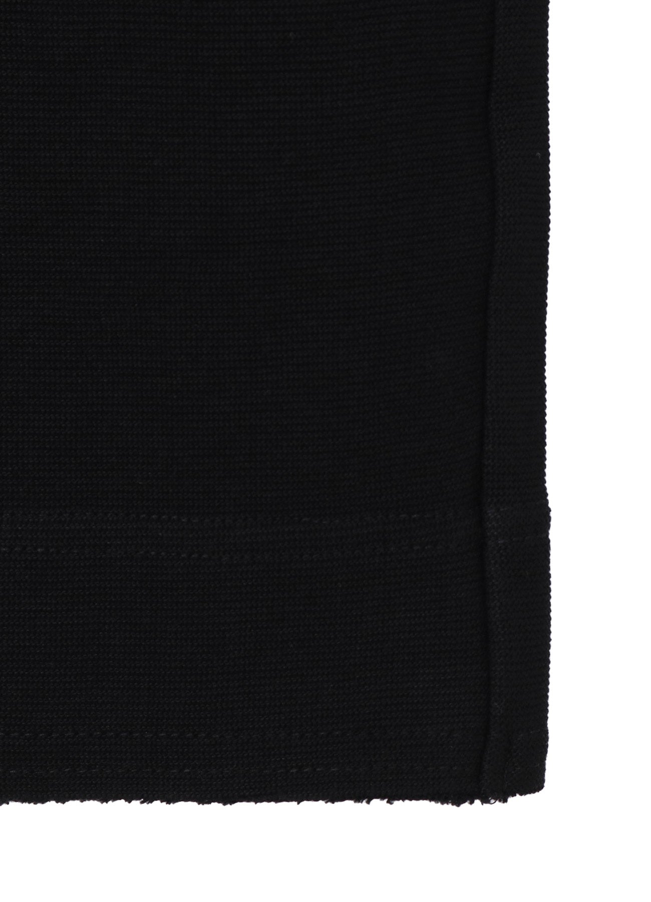 PURL STITCH RAW EDGE LS T