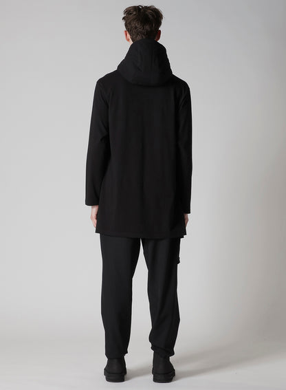 30/-COTTON SINGLE JERSEY PADDED HOODIE