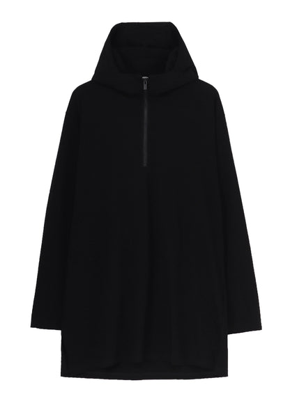 30/-COTTON SINGLE JERSEY PADDED HOODIE