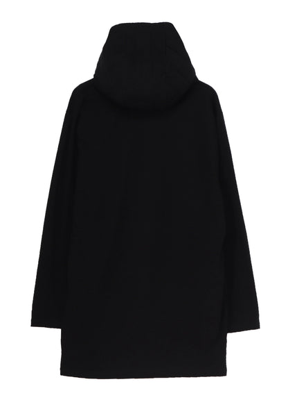 30/-COTTON SINGLE JERSEY PADDED HOODIE