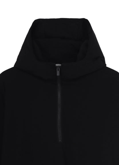 30/-COTTON SINGLE JERSEY PADDED HOODIE