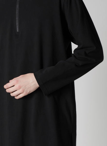 30/-COTTON SINGLE JERSEY PADDED HOODIE