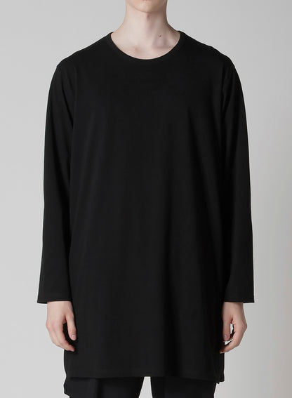 30/-COTTON SINGLE JERSEY SIDE SLIT LONG S