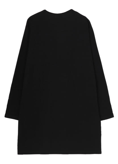 30/-COTTON SINGLE JERSEY SIDE SLIT LONG S