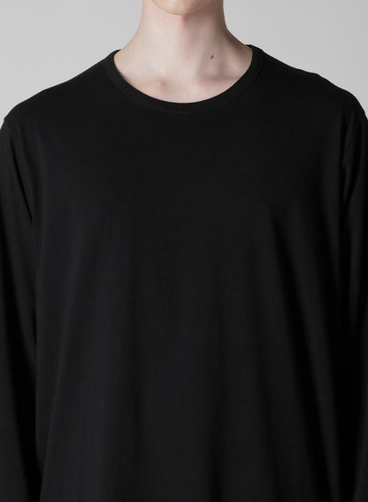 30/-COTTON SINGLE JERSEY SIDE SLIT LONG S