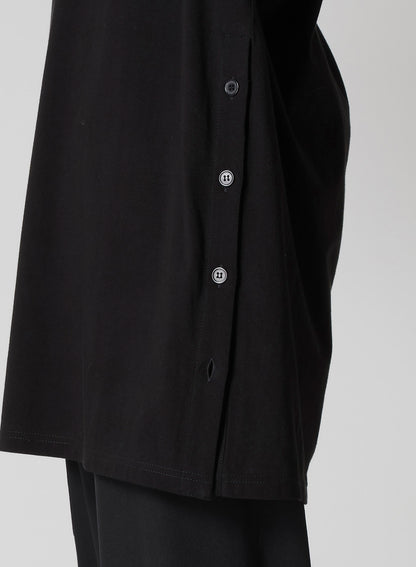 30/-COTTON SINGLE JERSEY SIDE SLIT LONG S