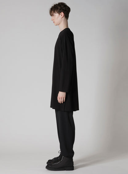 30/-COTTON SINGLE JERSEY SIDE SLIT LONG S