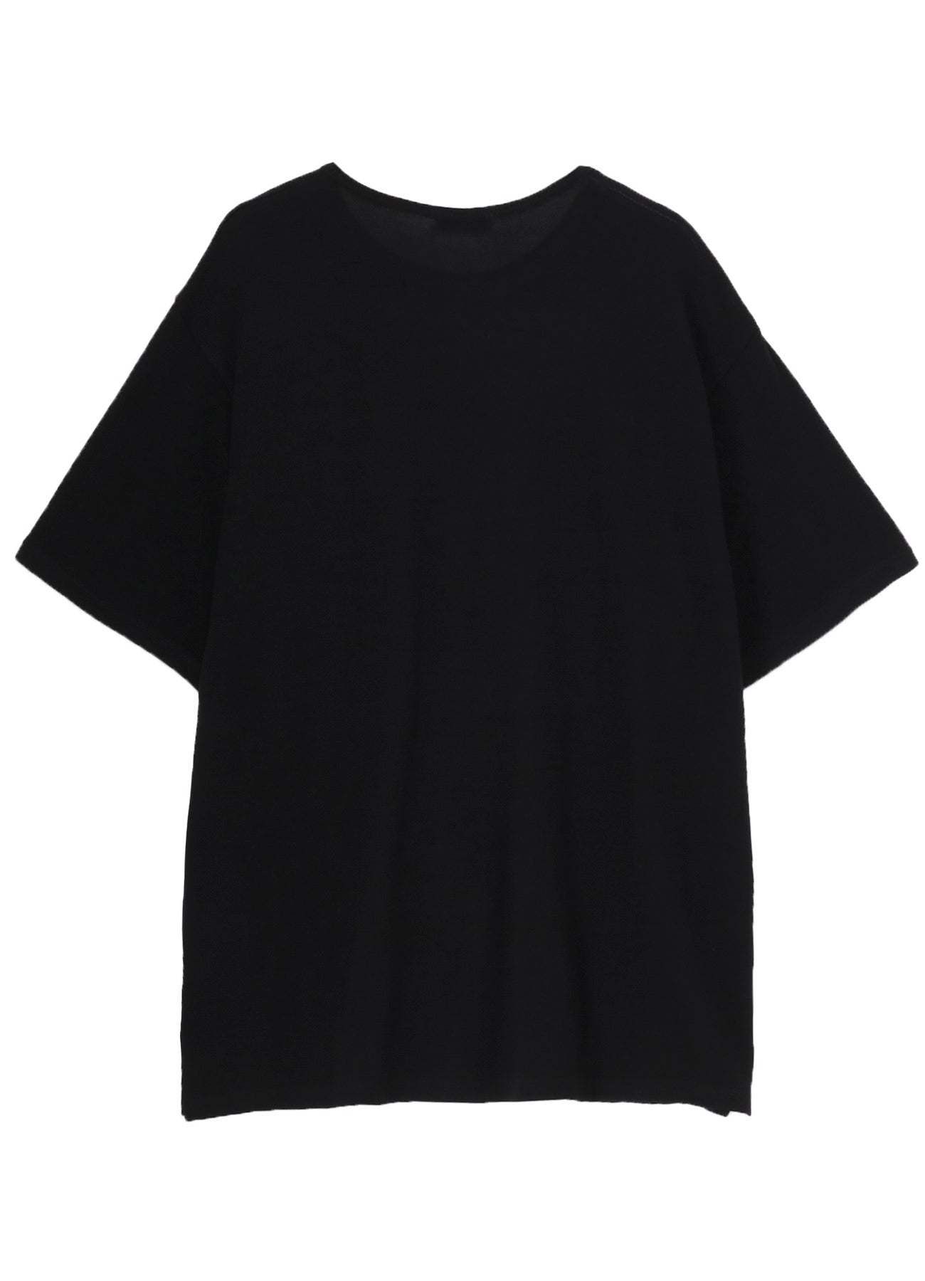 COTTON ANGORA PLATING JERSEY CHEST PKT SHORT SLV T