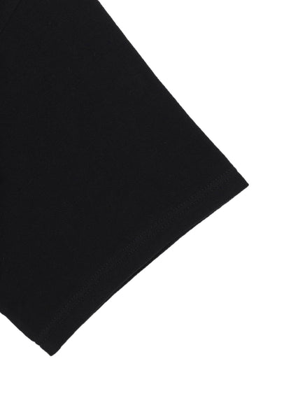 COTTON ANGORA PLATING JERSEY CHEST PKT SHORT SLV T