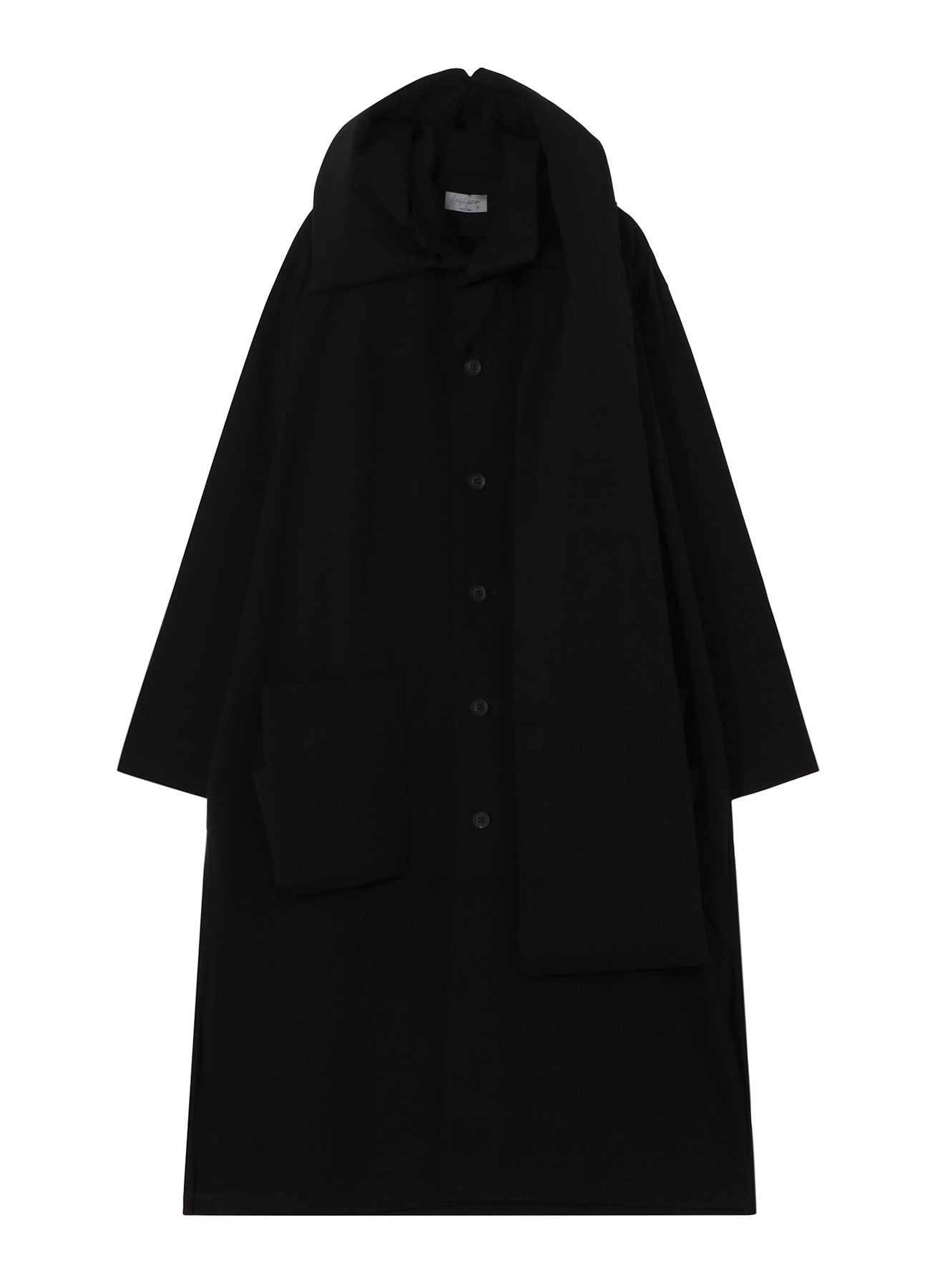 30/-HIGH D COTTON JERSEY PADDED LONG COAT
