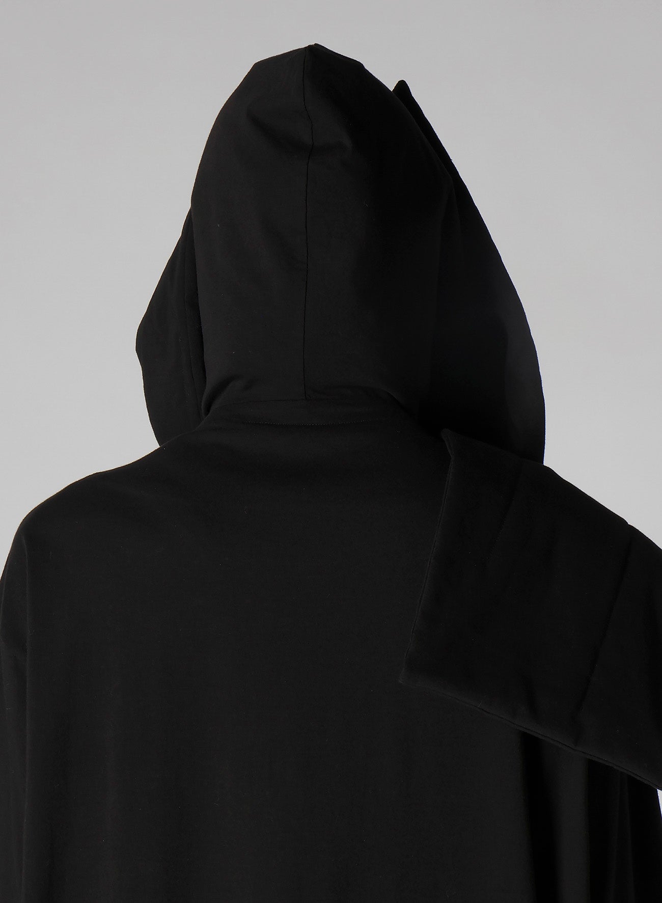 30/-HIGH D COTTON JERSEY PADDED LONG COAT