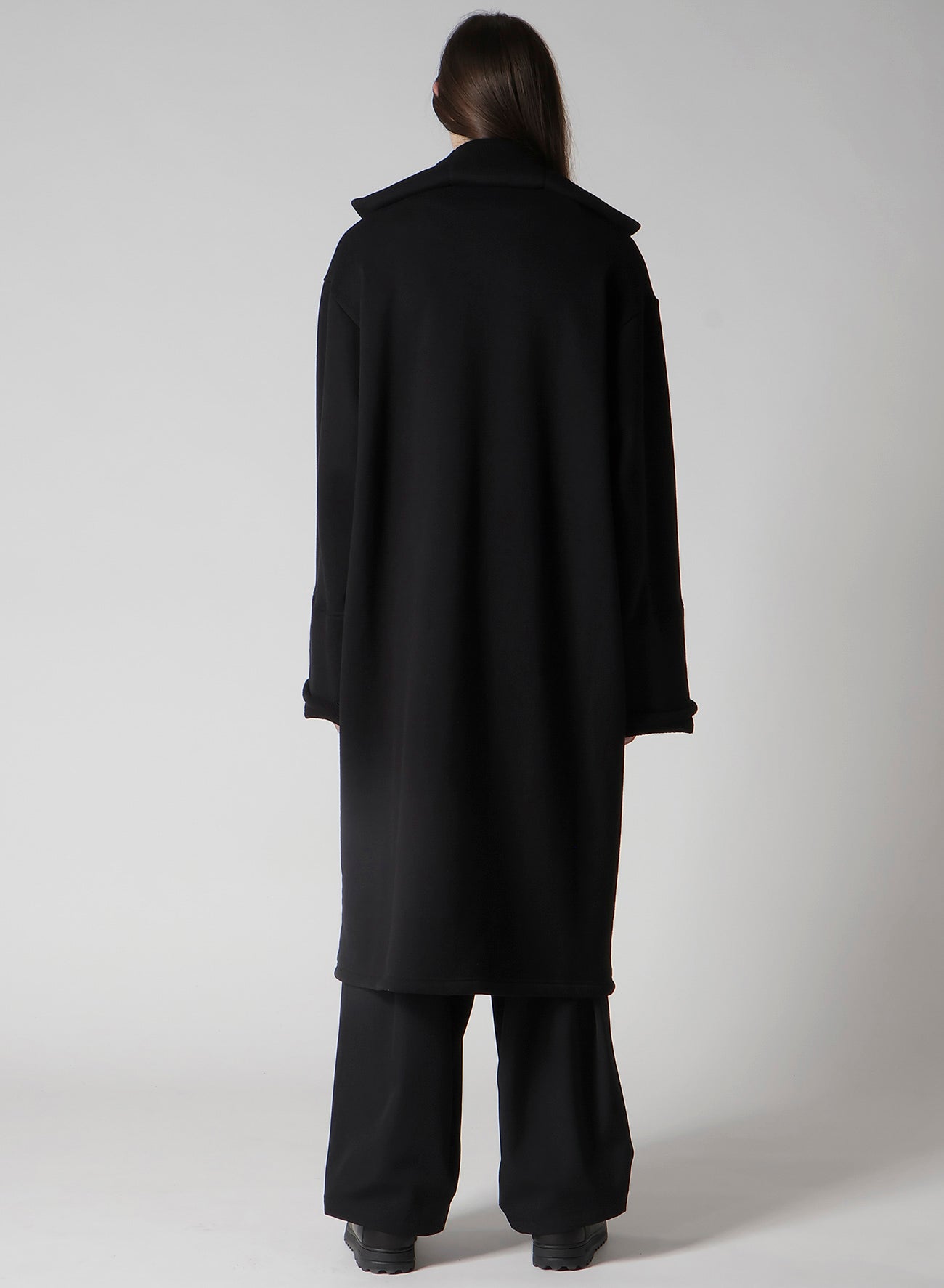 30/2 LOW GAUGE FRENCH TERRY PADDED LONG DESIGNED COLLAR COAT