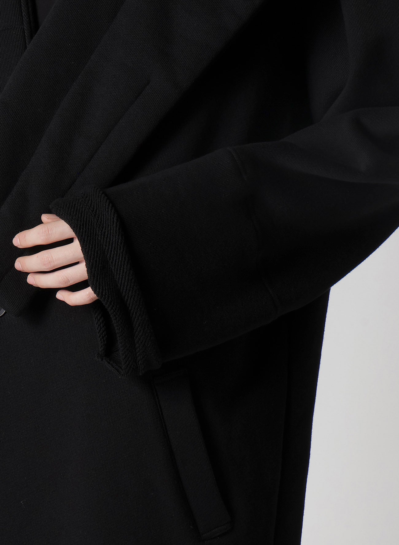 30/2 LOW GAUGE FRENCH TERRY PADDED LONG DESIGNED COLLAR COAT