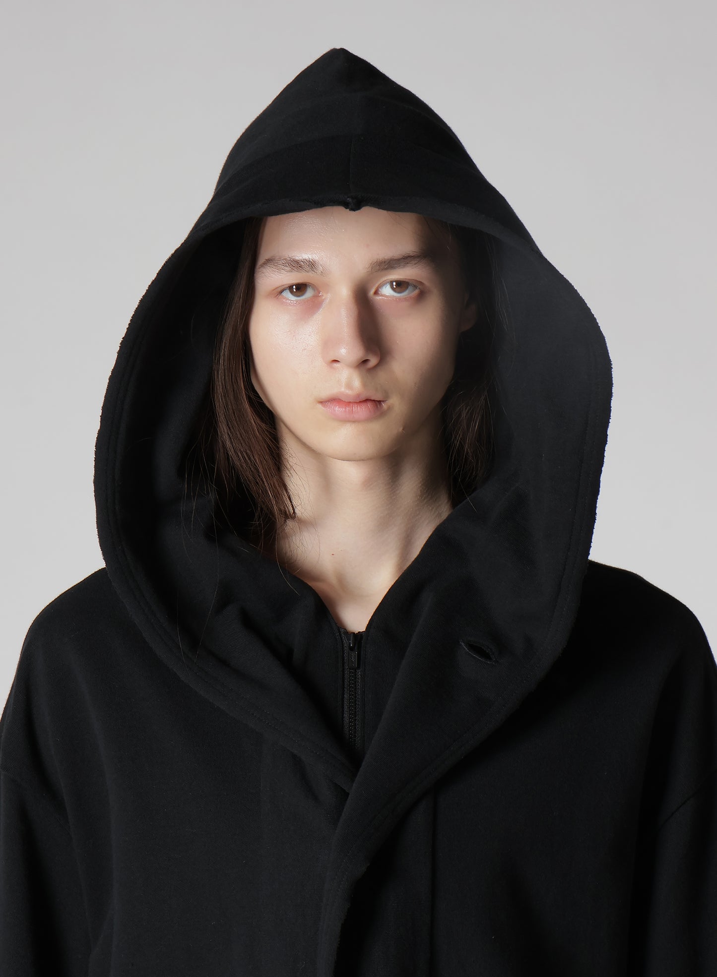 REGULATION FRENCH TERRY HOODED COAT